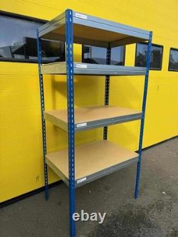 Extra Heavy Duty Racking Shelving Unit 4 Tiers 300KG UDL per Shelf 180/90/60