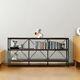 Extra Long Industrial Wooden Storage Shelf Rack Home Bookcase Hallway Side Table