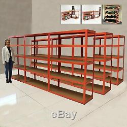 Extra Wide Heavy Duty 5 Tier Shelf Shelving Garage Storage Racking Shed Office
