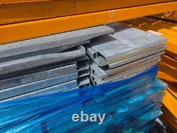 Extra heavy duty 2.4m metal racking shelving with galvanized metal drop overs