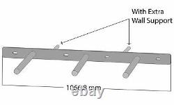 Floating Shelf Brackets Heavy Duty Long Concealed Invisible Hidden with Back Rod