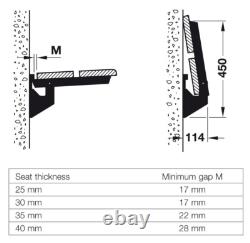 Folding Bracket Cabinet Shelf Support Heavy Duty 500kg pack of 1 pc Hebgo Hafele
