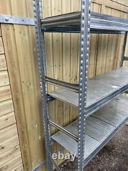 Galvanised Adjustable Heavy Duty Garage Workshop Pallet Racking Shelving Storage