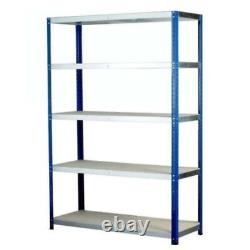Galvanised Metal Shelves Heavy Duty for Office Home or Warehouse 1800mm Tall