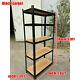 Garage 5 Tier Shelving Units Boltless Racking Warehouse Heavy Duty Shed Storage
