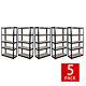 Garage Heavy Duty Racking Shelves Units 180cm X 40cm X 90 Cm (175kg Per Shelf)