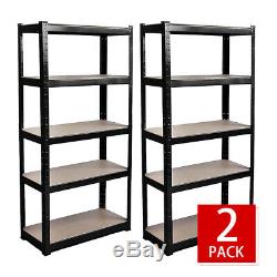 Garage Heavy Duty Racking Shelves Units 180cm x 40cm x 90 cm (175KG Per Shelf)