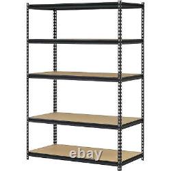 Garage Heavy Duty Shelf Steel Metal Storage 5 Level Adjustable Shelves Unit NEW