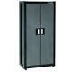 Garage Metal Tool File Storage Cabinet Adjustable Shelving Heavy Duty Steel Door