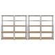 Garage Racking Galvanised Steel Storage Shelving Metal Heavy Duty Shelves 5 Tier