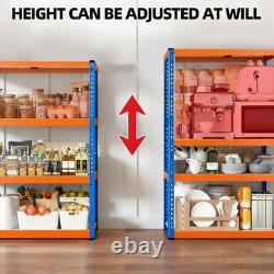 Garage Racking Heavy Duty Shelving Unit Metal Shelf Shed Storage 180x60x150cm