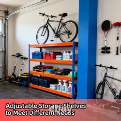 Garage Racking Heavy Duty Shelving Unit Metal Shelf Shed Storage 180x60x150cm