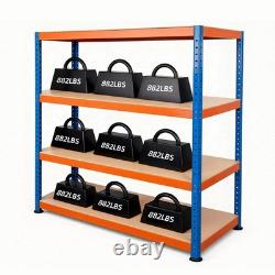 Garage Racking Heavy Duty Shelving Unit Metal Shelf Shed Storage 180x60x150cm