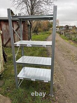 Garage Shelves Shelving 4 Tier Unit Racking Boltless Heavy Duty Storage Shelf