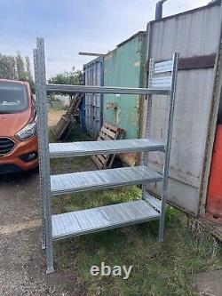 Garage Shelves Shelving 4 Tier Unit Racking Boltless Heavy Duty Storage Shelf