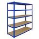 Garage Shelves Shelving 5 Tier Racking Boltless Heavy Duty Storage Shelf 160cm