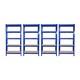 Garage Shelves Shelving 5 Tier Racking Boltless Heavy Duty Storage Shelf 75 Cm