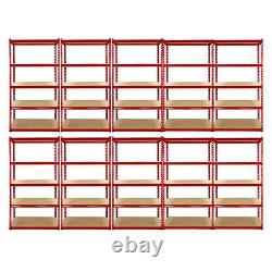 Garage Shelves Shelving 5 Tier Unit Racking Boltless Heavy Duty Storage Shelf