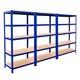 Garage Shelves Shelving 5 Tier Unit Racking Boltless Heavy Duty Storage Shelf