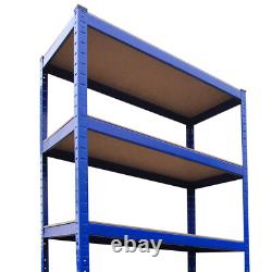 Garage Shelves Shelving 5 Tier Unit Racking Boltless Heavy Duty Storage Shelf