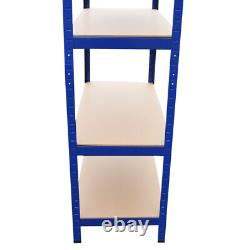 Garage Shelves Shelving 5 Tier Unit Racking Boltless Heavy Duty Storage Shelf