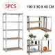 Garage Shelving Units 5tier Heavy Duty Shed Storage Racking Shelf Metal Workshop