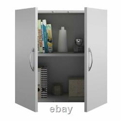 Garage Storage Cabinet System 18 Shelves Grey Springboro