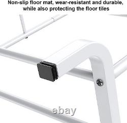 Garment Hanging Rack Shelf Display Stand Heavy Duty Metal Double Rail Clothes UK