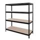 Goodhome Rand Hdf Steel Shelving Unit 4 Shelf Heavy Duty Storage 1800x1656mm New