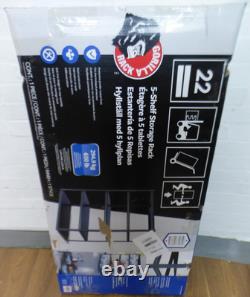 Gorilla 5 Tier 6ft x 4ft x 2ft Shelf Rack Heavy Duty Storage Rack (SRP £159)