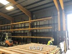 HEAVY DUTY WAREHOUSE PALLET RACKING EXCELLENT CONDITION UPRIGHTS 5.5m BEAMS 2.8m