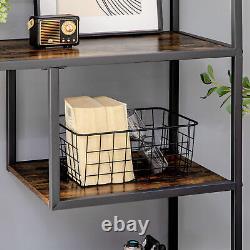 HOMCOM 7 Tier Storage Shelves, Free Standing Book Shelf for Study, Living Room