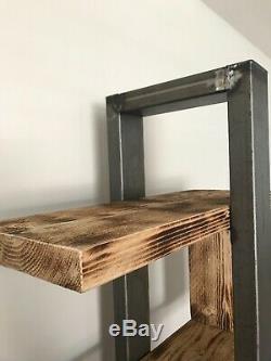 Handmade Industrial Rustic Style Book/Shelving Furniture Unit