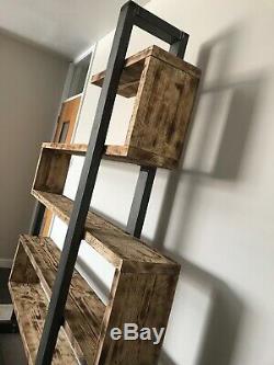 Handmade Industrial Rustic Style Book/Shelving Furniture Unit