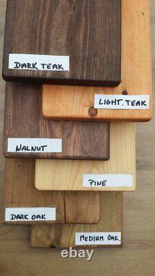 Handmade Wooden Shelf Scaffold Board Rustic Industrial Solid Wood +2 Brackets