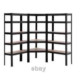 Heavy Duty 1500mm Height Corner Garage Racking/Shelving Unit 5 Tier Storage Rack