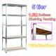 Heavy Duty(160cm X 80cm X 40cm) Metal Galvanised Shelving Rack Unit 5 Tier Uked