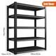 Heavy Duty 3/4/5 Tier Adjustable Carbon Steel Storage Rack Shelving