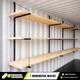Heavy Duty 3 Tier Container Shelving Brackets Racking Storage System