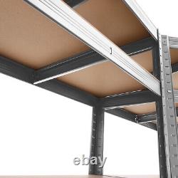 Heavy Duty 5 Bay Galvanised Corner Shelving/Racking Unit Garage&5 Storage Racks