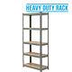 Heavy Duty 5-tier Boltless Metal Shelving Storage Unit Grey Shelves Garage