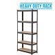Heavy Duty 5-tier Metal Racking Shelving Storage Garage Shelf Unit Black