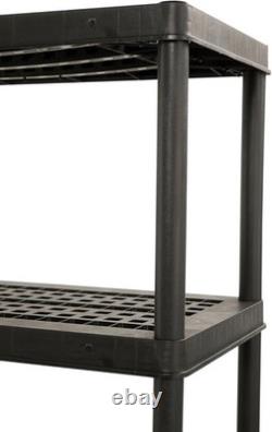 Heavy Duty 5-Tier Plastic Shelving Unit, 5 Shelf 1840mm Workplace Depot Heavy