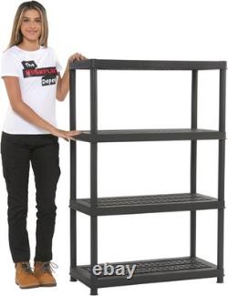 Heavy Duty 5-Tier Plastic Shelving Unit, 5 Shelf 1840mm Workplace Depot Heavy