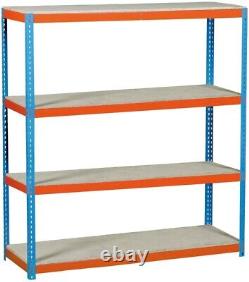 Heavy Duty Additional Boltless Shelf 1500x600mm Orange/Zinc 378853 NEW