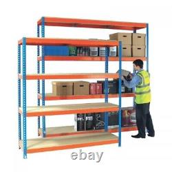 Heavy Duty Additional Boltless Shelf 1500x600mm Orange/Zinc 378853 NEW