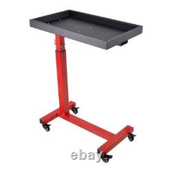 Heavy Duty Adjustable Garage Tool Trolley Mobile Workstation Cart Storage Shelf