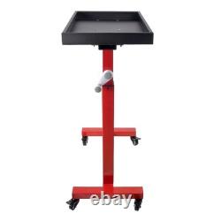 Heavy Duty Adjustable Garage Tool Trolley Mobile Workstation Cart Storage Shelf