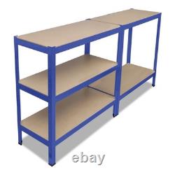 Heavy Duty Blue Storage Shelf 875kg Load, Indoor Garage Organizer