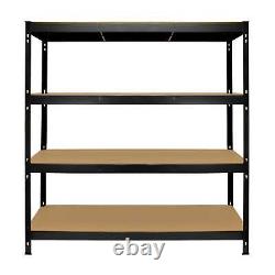 Heavy Duty Boltless Steel 4 Tier Garage Warehouse Racking Shelving Unit